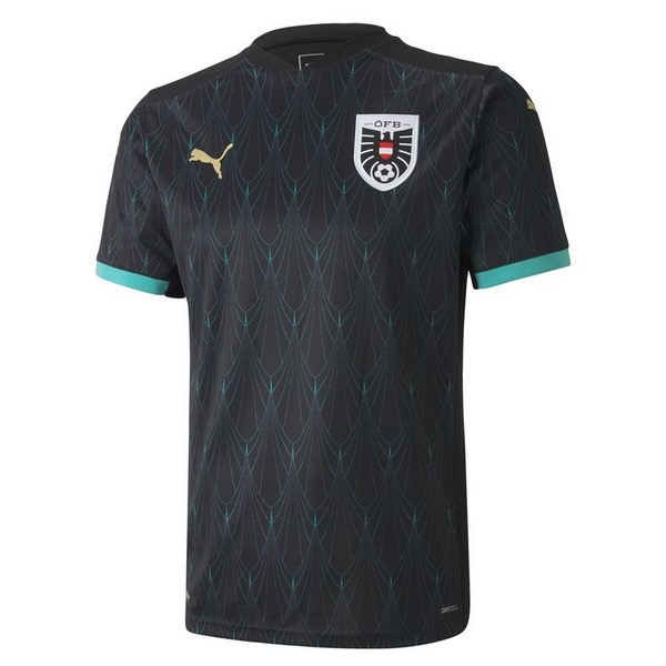 Camiseta Austria Segunda equipación 2020 Negro